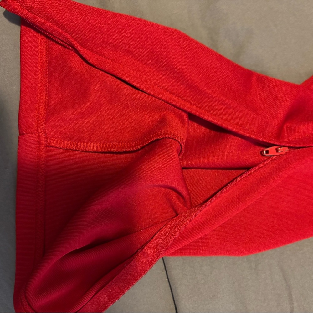 Adidas Men’s Bright Red Joggers - Picture 4 of 6